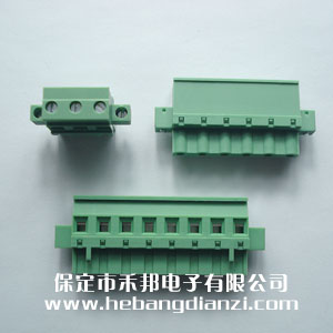 帶固定孔側接 間距7.62mm -3P,6P,8P